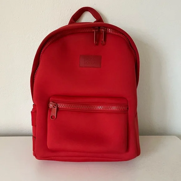 Dagne Dover Red Dakota Backpack Size Medium - Picture 3 of 9